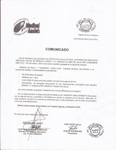 Comunicado Medical Assist